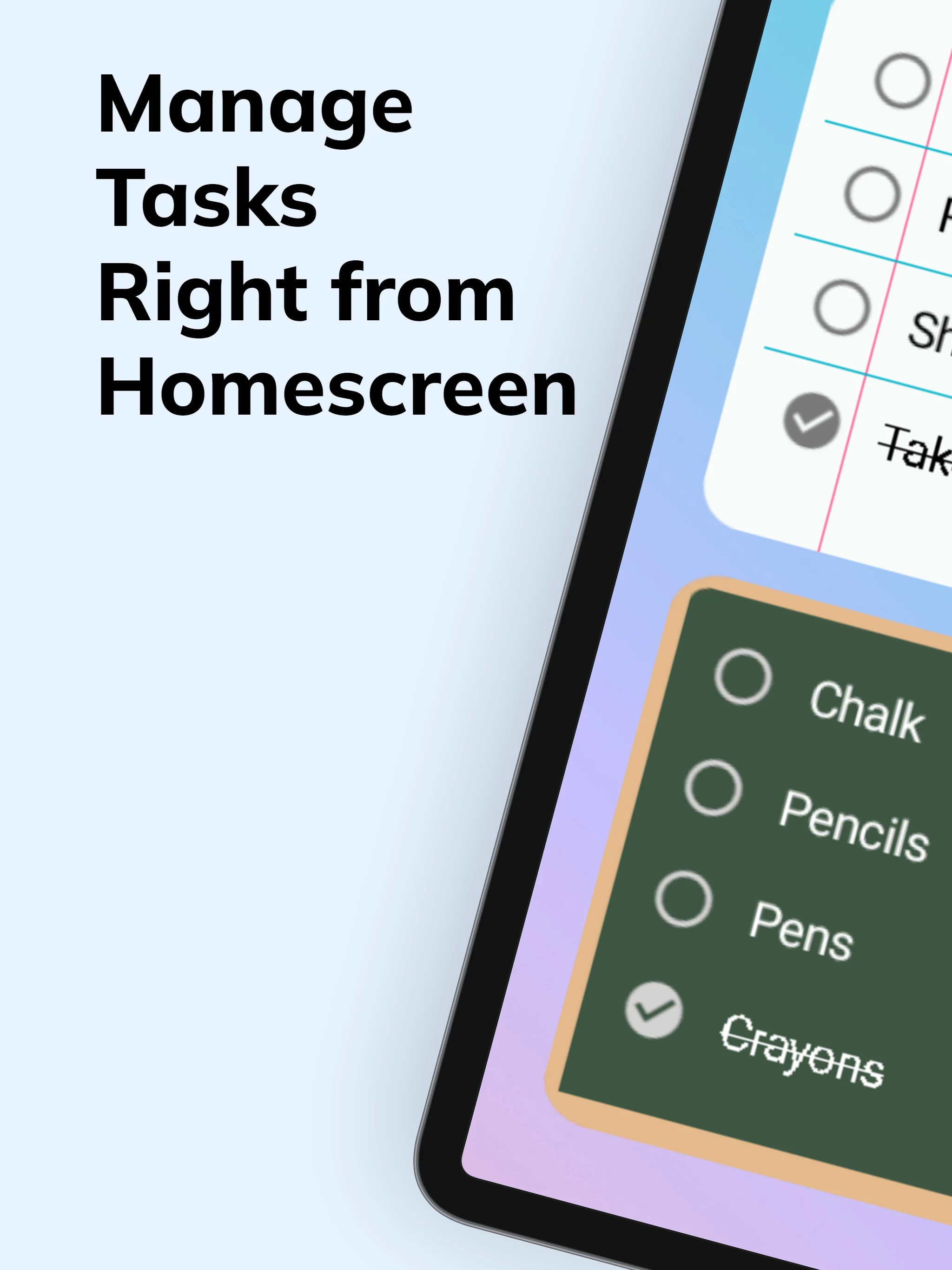 To-Do Widget: List & Tasks screenshot