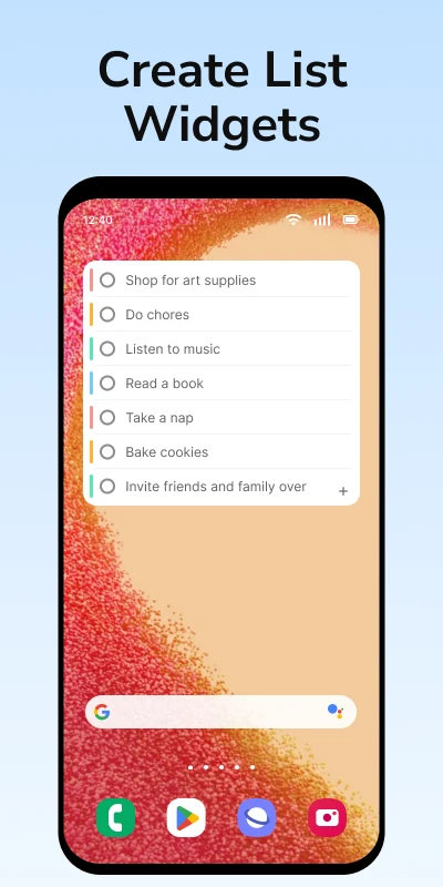 To-Do Widget: List & Tasks screenshot